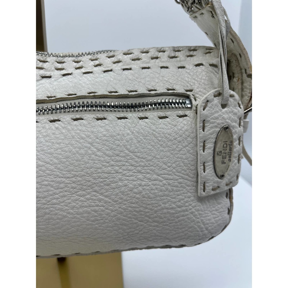 Vintage Fendi Rare 00s authentic Chain Strap Shoulder Hang Bag - Picture 5 of 16